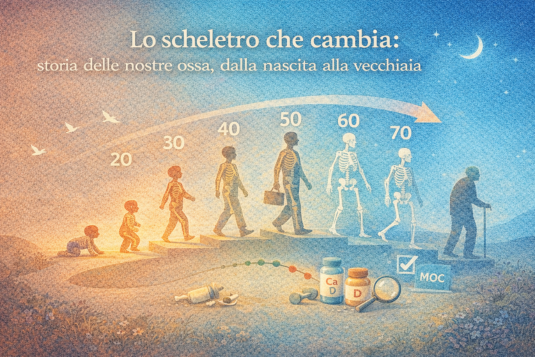 Storia delle nostre ossa, dalla nascita alla vecchiaia