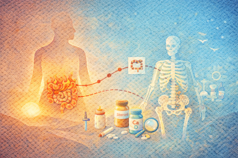 Legame tra malattie infiammatorie croniche intestinali e ossa